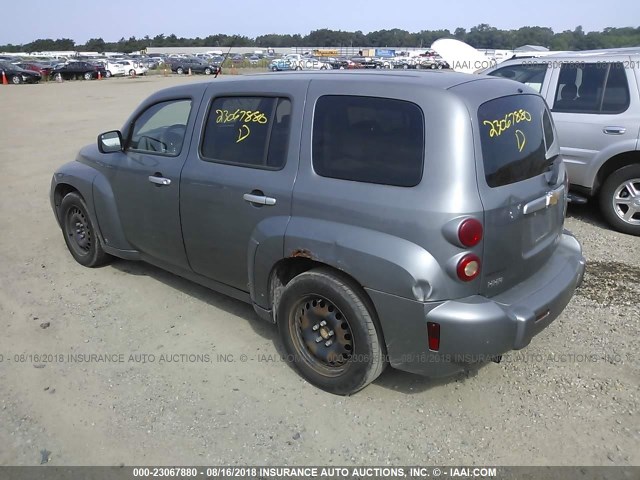 3GNDA13D86S512150 - 2006 CHEVROLET HHR LS GRAY photo 3