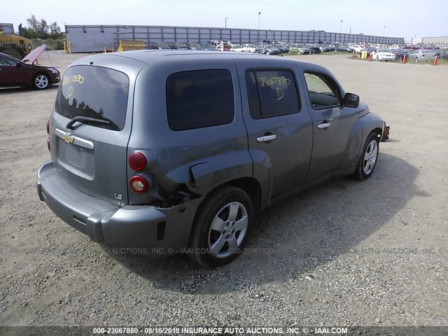 3GNDA13D86S512150 - 2006 CHEVROLET HHR LS GRAY photo 4