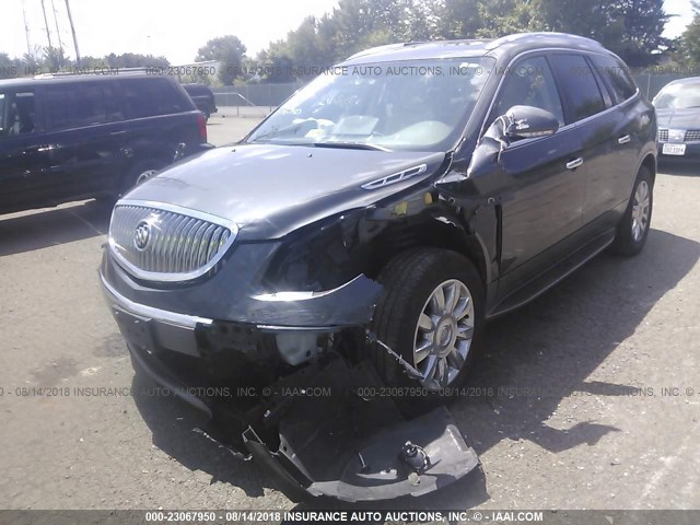 5GAKRBED3BJ168610 - 2011 BUICK ENCLAVE CXL 灰色 照片 6