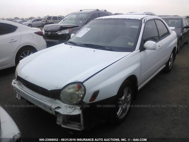 JF1GD67512H523576 - 2002 SUBARU IMPREZA RS WHITE photo 2