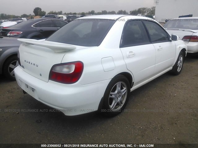 JF1GD67512H523576 - 2002 SUBARU IMPREZA RS WHITE photo 4