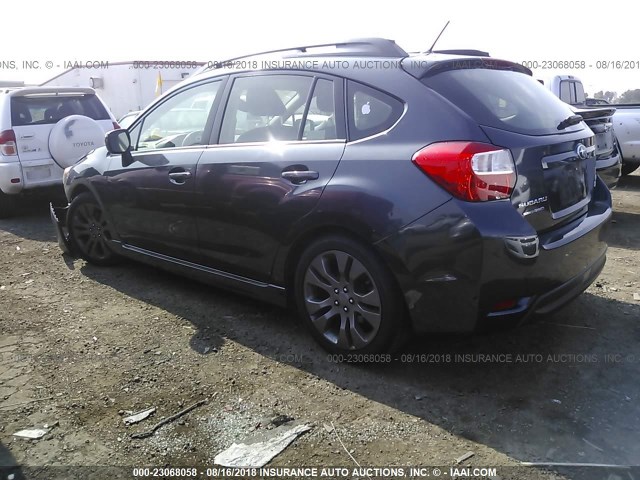 JF1GPAL61D2879136 - 2013 SUBARU IMPREZA SPORT PREMIUM BLACK photo 3