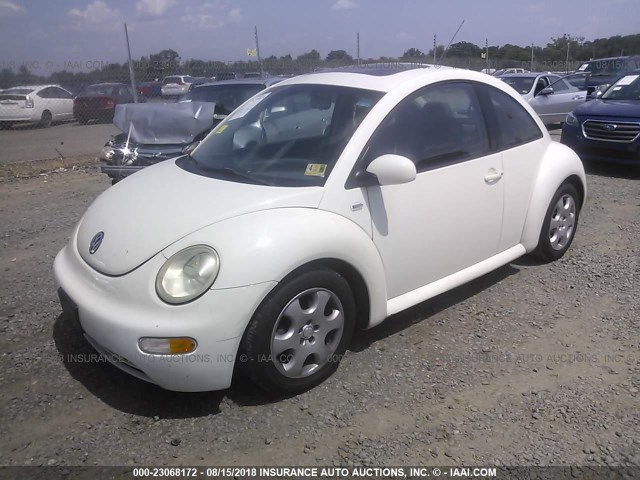 3VWCK21CX3M405308 - 2003 VOLKSWAGEN NEW BEETLE GLS WHITE photo 2