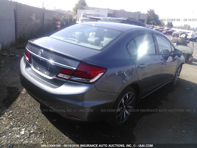 19XFB2F99FE264047 - 2015 HONDA CIVIC EXL 灰色 照片 4