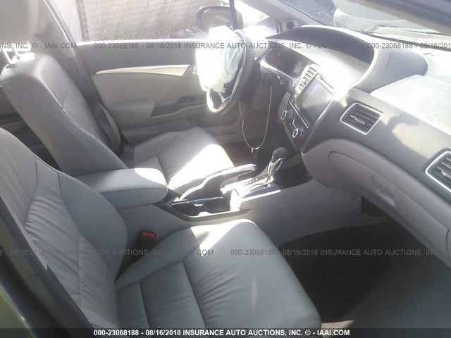 19XFB2F99FE264047 - 2015 HONDA CIVIC EXL 灰色 照片 5