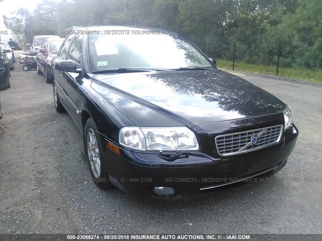 YV1TH592151415122 - 2005 VOLVO S80 2.5T BLACK photo 1