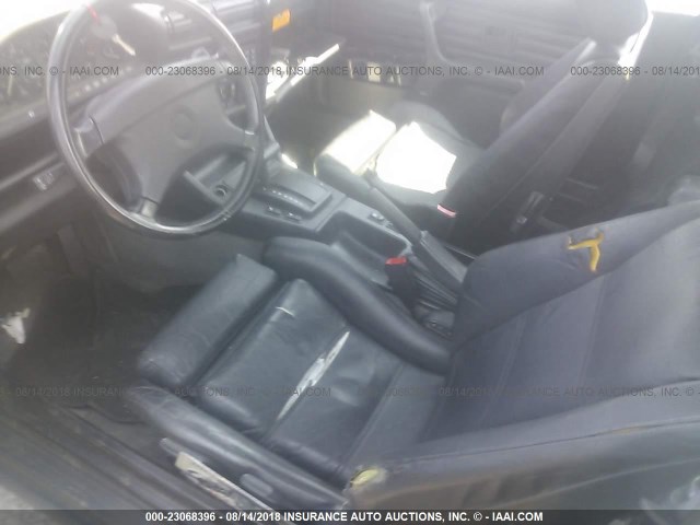 WBABB2310NEC27296 - 1992 BMW 325 IC AUTOMATIC BLACK photo 5