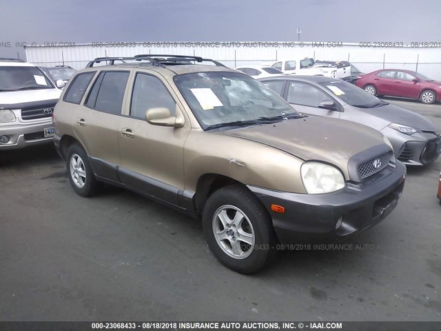 KM8SC73D84U760047 - 2004 HYUNDAI SANTA FE GLS/LX GOLD photo 1