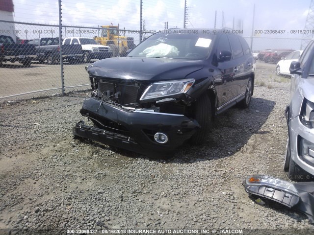 5N1AR2MN1FC646422 - 2015 NISSAN PATHFINDER S/SV/SL/PLATINUM BLACK photo 2