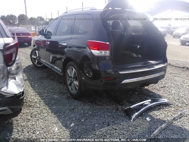 5N1AR2MN1FC646422 - 2015 NISSAN PATHFINDER S/SV/SL/PLATINUM BLACK photo 3