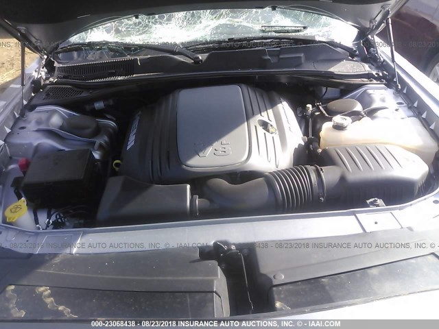 2C3CDZBT6HH519210 - 2017 DODGE CHALLENGER R/T ნაცრისფერი ფოტო 10