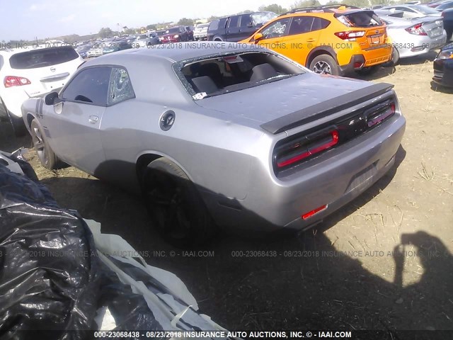 2C3CDZBT6HH519210 - 2017 DODGE CHALLENGER R/T ნაცრისფერი ფოტო 3