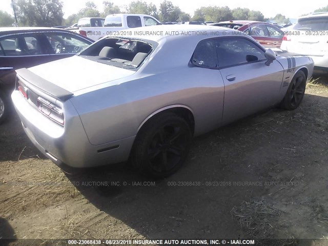 2C3CDZBT6HH519210 - 2017 DODGE CHALLENGER R/T ნაცრისფერი ფოტო 4