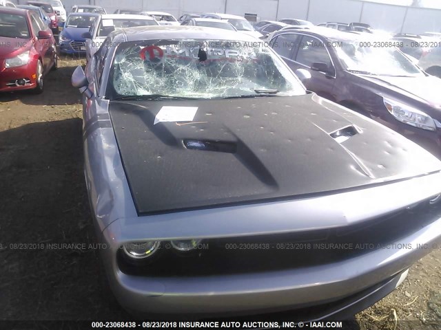 2C3CDZBT6HH519210 - 2017 DODGE CHALLENGER R/T ნაცრისფერი ფოტო 6