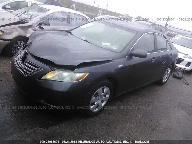 4T1BB46K59U077516 - 2009 TOYOTA CAMRY HYBRID GRAY photo 2