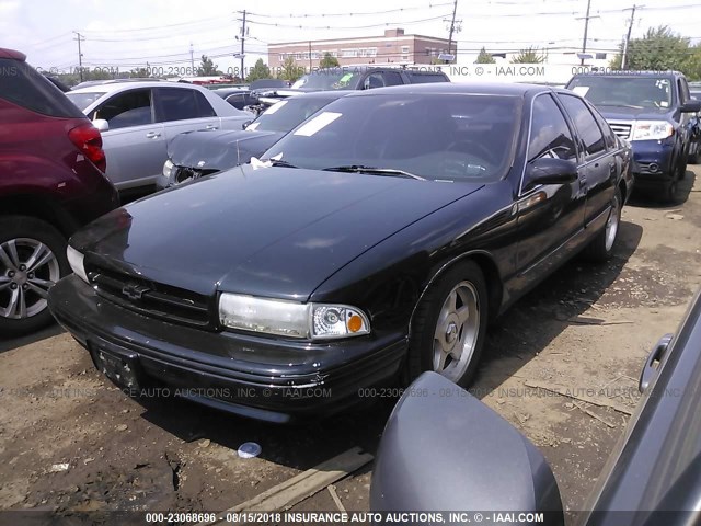 1G1BL52P2TR194269 - 1996 CHEVROLET CAPRICE / IMPALA CLASSIC/SS 黑色 照片 2