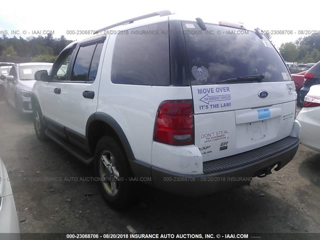 1FMZU73K63UB70048 - 2003 FORD EXPLORER XLT/XLT SPORT/NBX 白色 照片 3