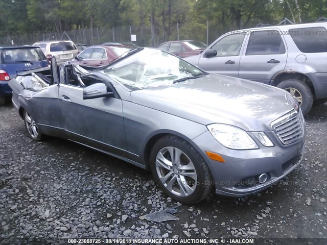 WDDHF8HB8BA470415 - 2011 MERCEDES-BENZ E 350 4MATIC GRAY photo 1