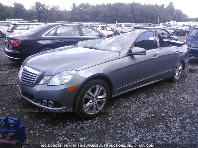 WDDHF8HB8BA470415 - 2011 MERCEDES-BENZ E 350 4MATIC GRAY photo 2