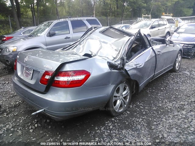 WDDHF8HB8BA470415 - 2011 MERCEDES-BENZ E 350 4MATIC GRAY photo 4