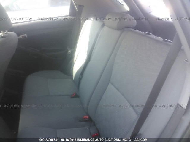 2T1KU4EE2AC464097 - 2010 TOYOTA COROLLA MATRIX  BLACK photo 8