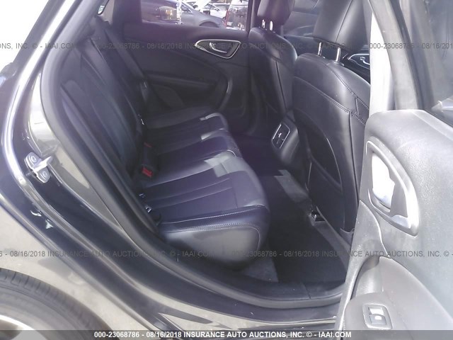 1C3CCCCB8FN573554 - 2015 CHRYSLER 200 C GRAY photo 8