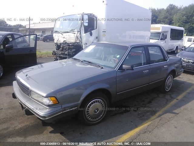1G4AG54N9P6426288 - 1993 BUICK CENTURY SPECIAL GRAY photo 2