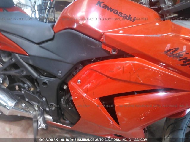 JKAEXMJ149DA31593 - 2009 KAWASAKI EX250 J RED photo 8