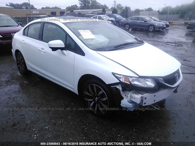 19XFB2F97FE004648 - 2015 HONDA CIVIC EXL 白色 照片 1