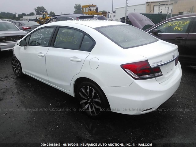 19XFB2F97FE004648 - 2015 HONDA CIVIC EXL 白色 照片 3