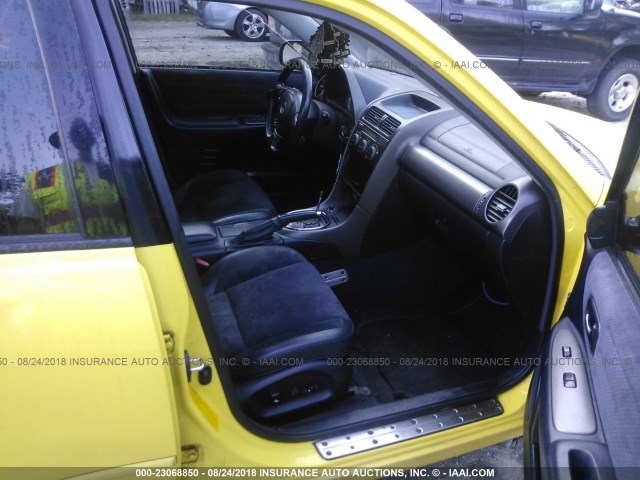 JTHBD182210013020 - 2001 LEXUS IS 300 YELLOW photo 5