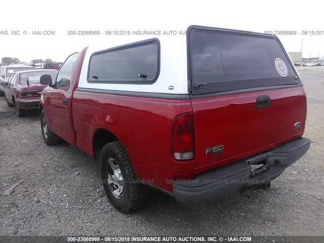 2FTRF17254CA29866 - 2004 FORD F-150 HERITAGE CLASSIC RED photo 3