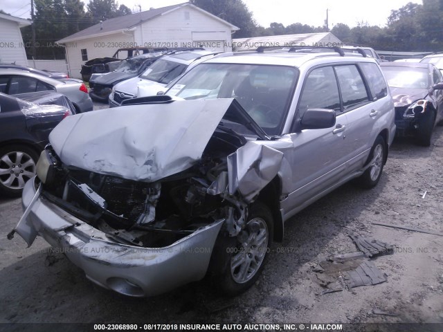 JF1SG69624H716569 - 2004 SUBARU FORESTER 2.5XT SILVER photo 2