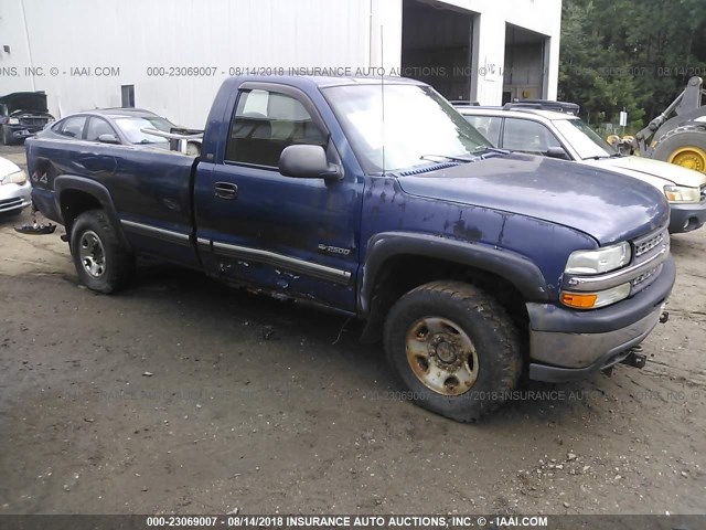 1GCGK24U5YE269790 - 2000 CHEVROLET SILVERADO K2500 BLUE photo 1