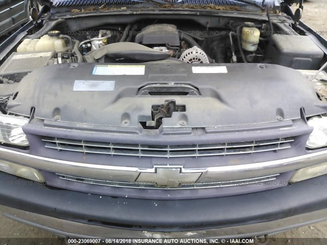 1GCGK24U5YE269790 - 2000 CHEVROLET SILVERADO K2500 BLUE photo 10