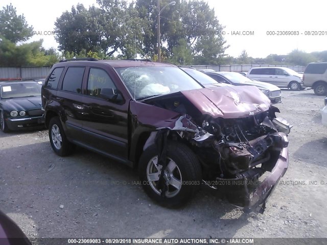 1J8HR48PX7C533458 - 2007 JEEP GRAND CHEROKEE LAREDO/COLUMBIA/FREEDOM 栗色 照片 1