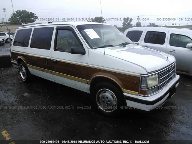 1B4GK54R1LX273973 - 1990 DODGE GRAND CARAVAN LE WHITE photo 1