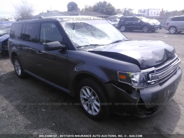 2FMGK5B86FBA14383 - 2015 FORD FLEX SE GRAY photo 1