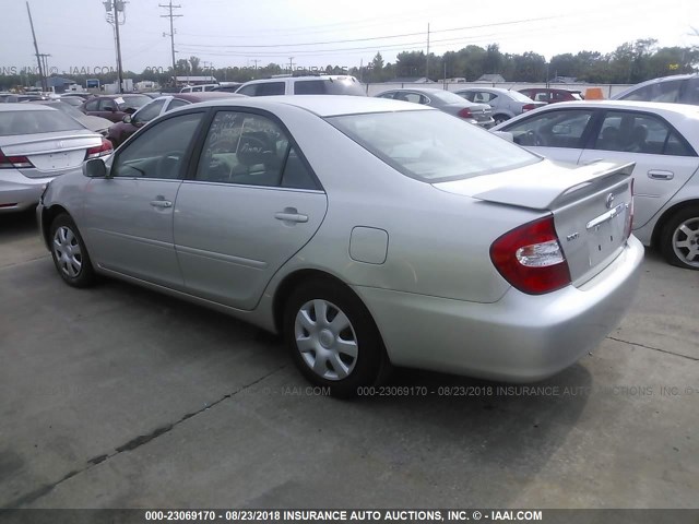 4T1BE32K43U720775 - 2003 TOYOTA CAMRY LE/XLE/SE 银色 照片 3