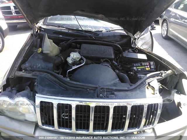 1J4HR48N05C690431 - 2005 JEEP GRAND CHEROKEE LAREDO/COLUMBIA/FREEDOM 银色 照片 10