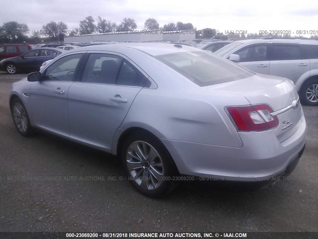 1FAHP2FW5BG170103 - 2011 FORD TAURUS LIMITED SILVER photo 3