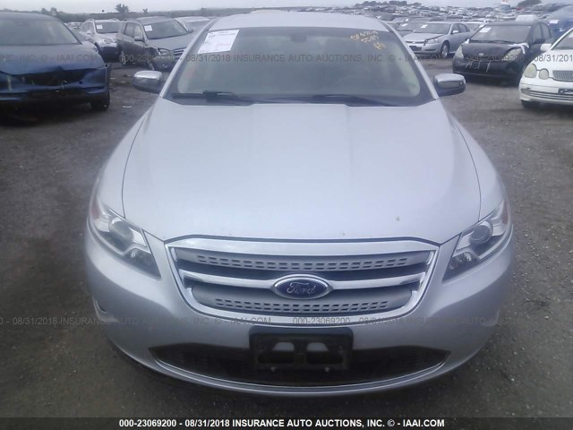 1FAHP2FW5BG170103 - 2011 FORD TAURUS LIMITED SILVER photo 6