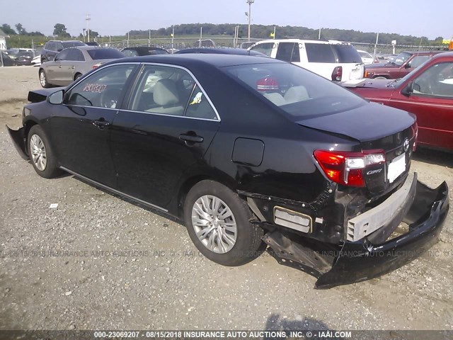 4T4BF1FK3DR294838 - 2013 TOYOTA CAMRY L/SE/LE/XLE 黑色 照片 3