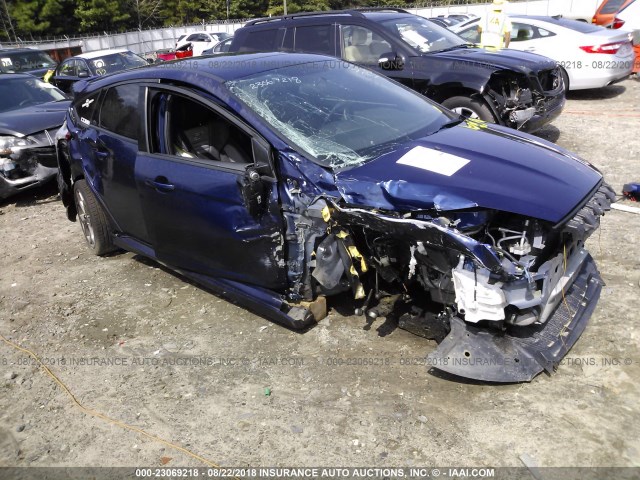 1FADP3L9XGL223864 - 2016 FORD FOCUS ST მუქი ლურჯი ფოტო 1