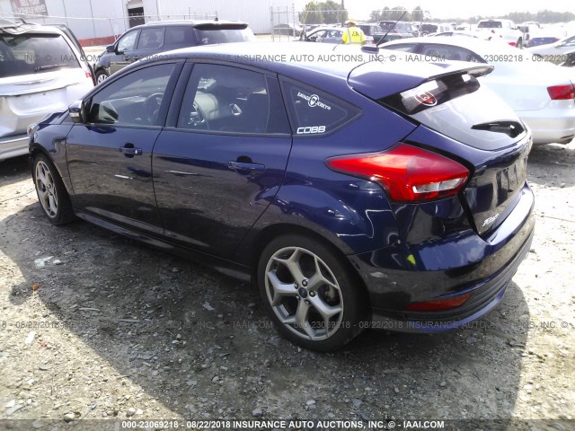 1FADP3L9XGL223864 - 2016 FORD FOCUS ST მუქი ლურჯი ფოტო 3