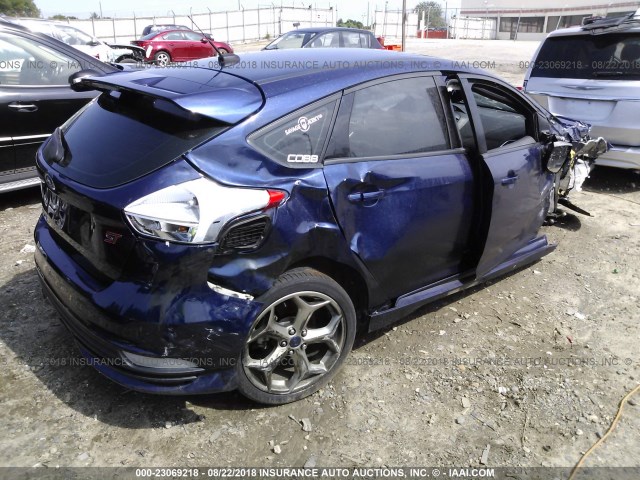 1FADP3L9XGL223864 - 2016 FORD FOCUS ST მუქი ლურჯი ფოტო 4