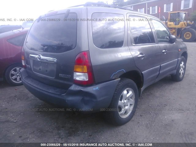 4F2YZ02B64KM12344 - 2004 MAZDA TRIBUTE DX GRAY photo 6