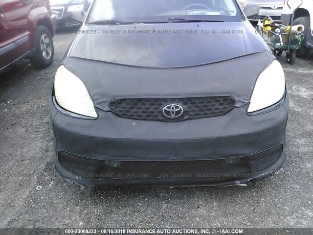 2T1KR32E94C226204 - 2004 TOYOTA COROLLA MATRIX XR BLACK photo 6