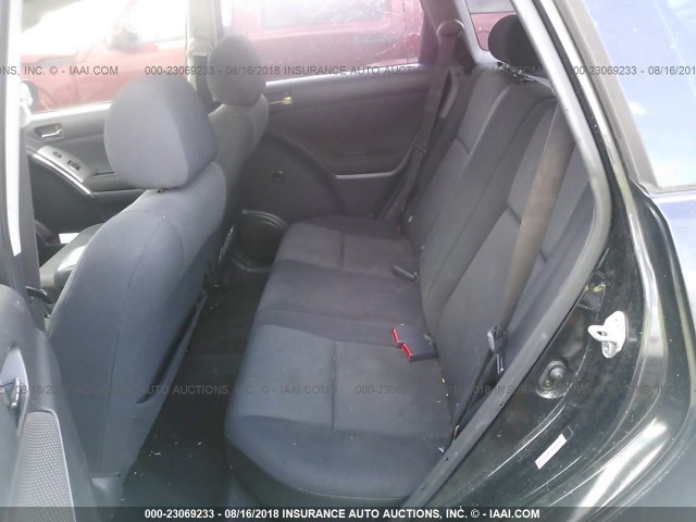2T1KR32E94C226204 - 2004 TOYOTA COROLLA MATRIX XR BLACK photo 8