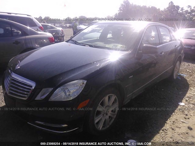 WDDHF8JB7CA564846 - 2012 MERCEDES-BENZ E 350 4MATIC BLACK photo 2